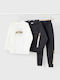 Kids Sweatpants Set Anthracite Grey 3pcs Non Stop