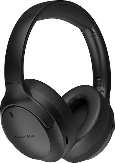 Kruger & Matz Street 4 Ασύρματα / Ενσύρματα Over Ear Ακουστικά Μαύρα