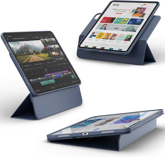 Dexnor iPad Pro 2024 13" 7. Generation Magnetische Hülle Mit Standfunktion Blaue