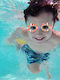 ikonka Swimming Goggles Kids Orange