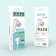 Treqa Ep-746 In-ear Handsfree Ακουστικά με Βύσμα 3.5mm Λευκό