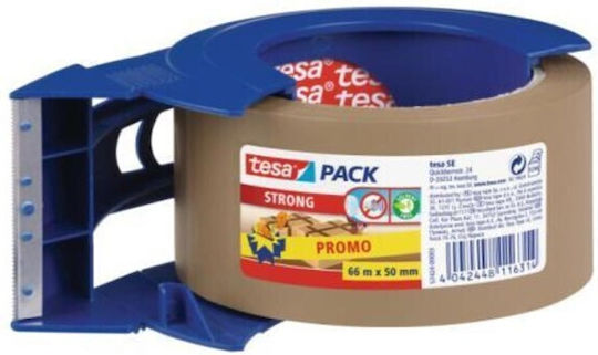 Tesa Strong Hand Dispenser 57424 Incl Pack Tape 66m x 50mm