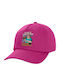 Koupakoupa Kids' Hat Jockey Fabric Steves Lava Chicken Fuchsia
