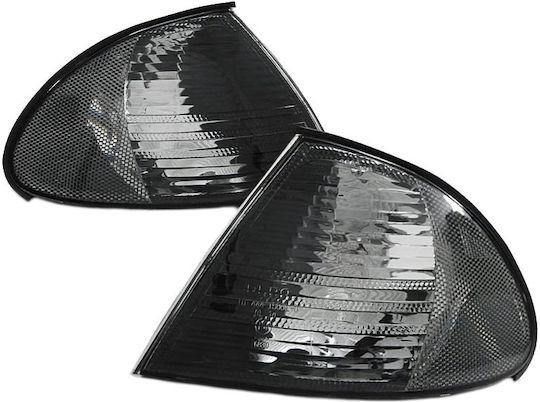 Front Indicators Bmw 3 E46 99-01 Sedan Touring Smoke 2 Pieces Depo
