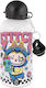 Koupakoupa Labubu Kids Water Bottle Aluminium White 500ml