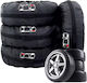 Huse Impermeabile pentru Anvelope 13-17 Inch cu Mâner Set 4 Bucăți