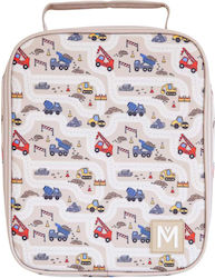 Montiico Große Isolierte Kinder Lunchtasche Construction