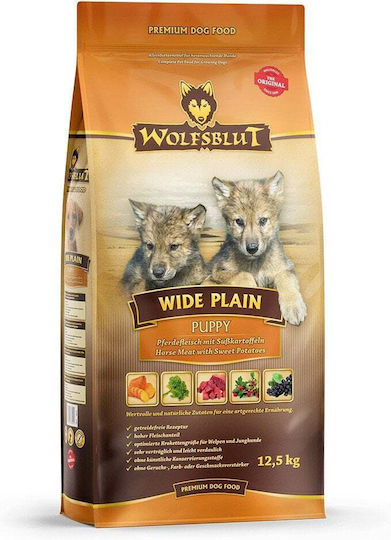 Wolfsblut Wide Plain 12.5kg Dry Food Grain-Free for Puppies with Rabbit, Rabbit and Potatoes