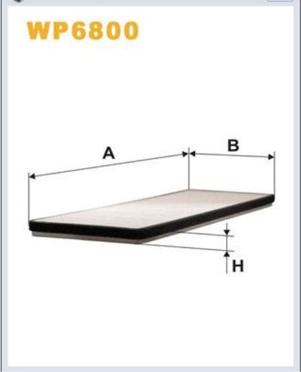 Wp6800 Innenraumluftfilter Astra F Corsa B Wix