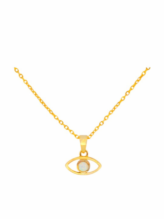 Kloxx Eye from Gold Plated Silver