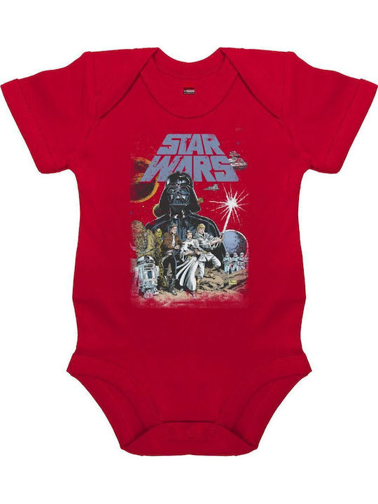 Koupakoupa Star Wars Mâneca scurta Red