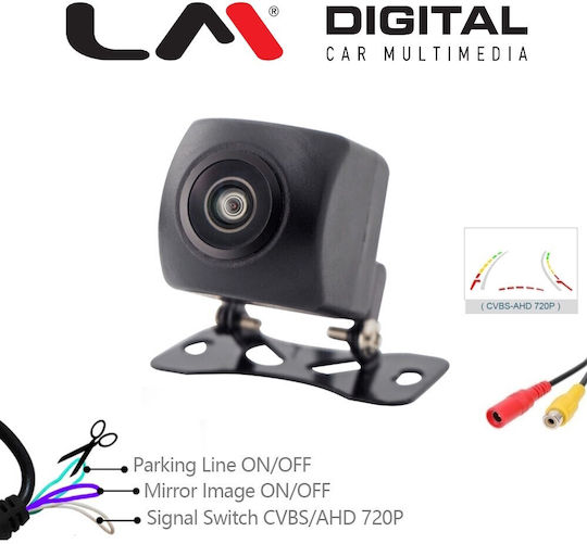 LM Digital Οθόνη Καθρέπτης Αυτοκινήτου με Κάμερα Οπισθοπορείας Universal