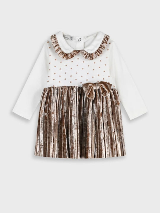 Kinderkleid Langärmelig Gold