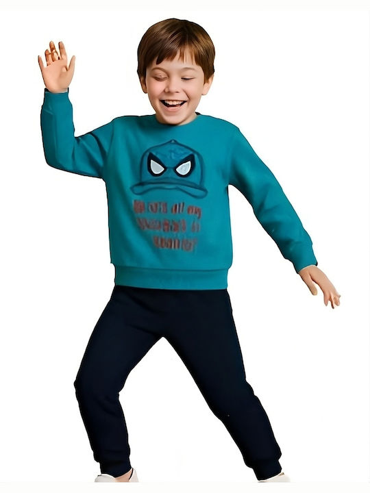 Kids Tracksuit With Top Blue 2 Pieces