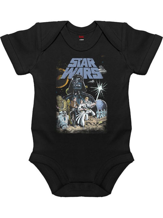 Koupakoupa Star Wars Mâneca scurta Black