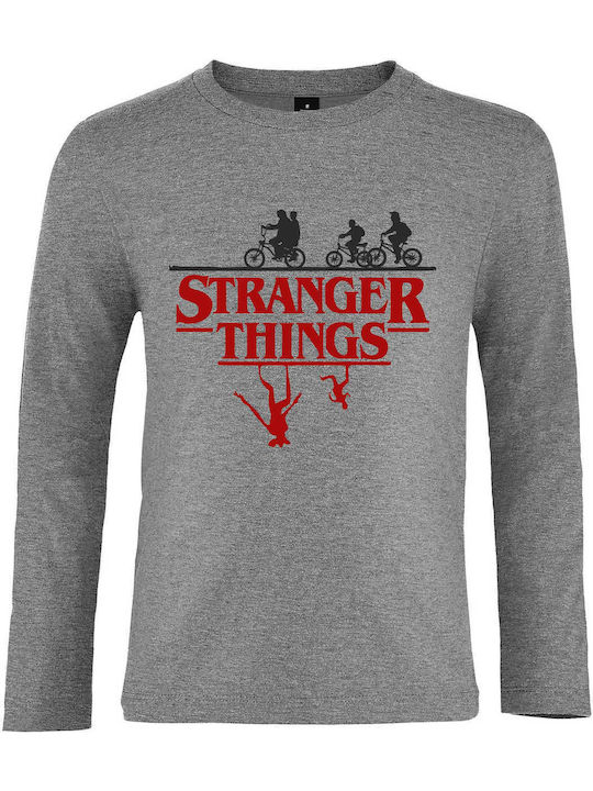 kirikoko Детска блуза Grey Melange Stranger Thi...