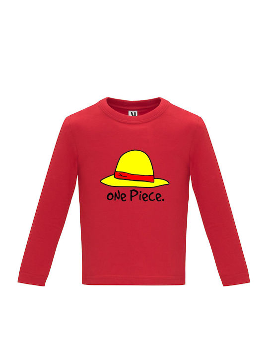 Kinderhemd Langarm Red One Piece Baby Hat Anime