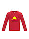 Kinderhemd Langarm Red One Piece Baby Hat Anime