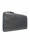 Large Leather Women's Wallet Classic Black
