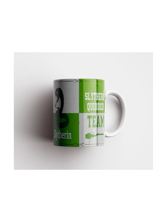 White Ceramic Mug 330ml Harry Potter Slytherin ...