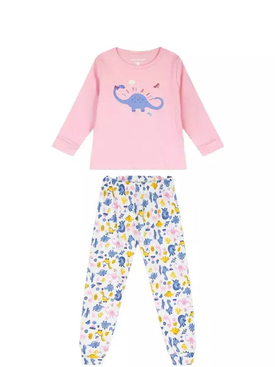 Energiers Kids' Pajamas Winter Multicolored Sleepysauros