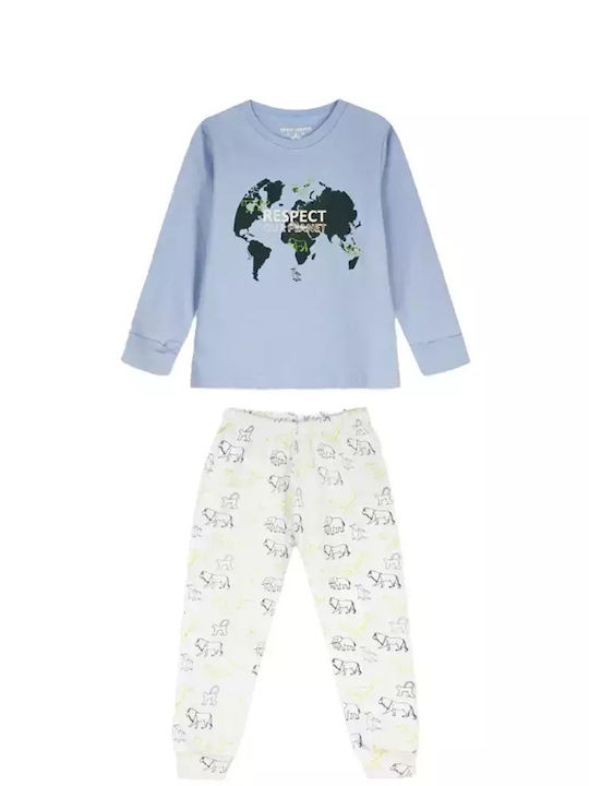 Energiers Kids' Pajamas Winter Multicolored Respect Our Planet