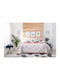 Alcam Πάπλωμα Ημίδιπλο με Γέμιση Microfiber 180x200εκ. Paradise Κοραλί 250 GSM