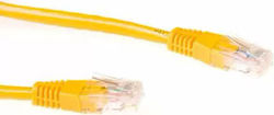 Ewent IM8800 U/UTP Cat.6 Καλώδιο Ethernet 0.5m Κίτρινο