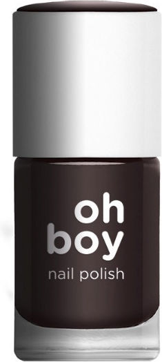 OhBoy Glossy Βερνίκι Νυχιών Σκουρο Γκρι Καφε