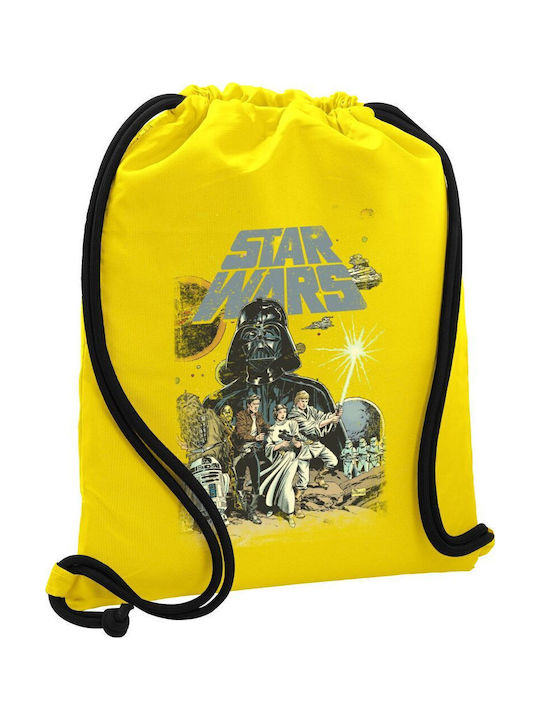 Koupakoupa Star Wars Παιδική Τσάντα Πλάτης Κίτρ...