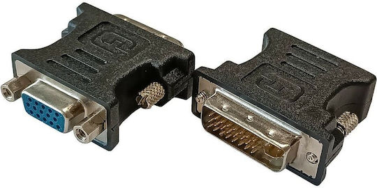 Impuls Конвертор VGA мъжки към VGA мъжки Черен 1бр