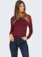 Women's Burgundy Sweater