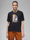 Damen T-Shirt Schwarz