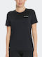 Damen T-Shirt Schnell trocknend Black