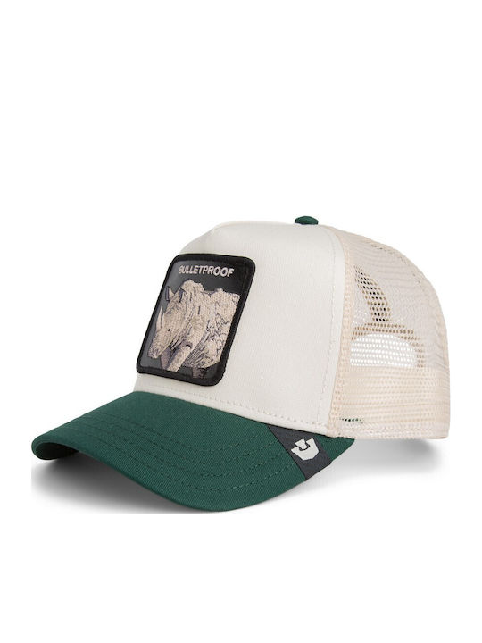 Jockey Cap Bulletproof Trucker Rhinoceros Green Goorin Bros