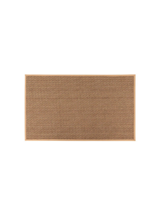 5Five Αντιολισθητικό Πατάκι Μπάνιου Wave Cream 45x75εκ.