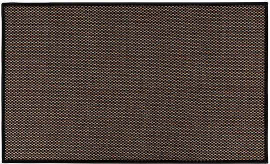 5Five Antiderapant Covoraș de Baie Wave Negru 45x75buc