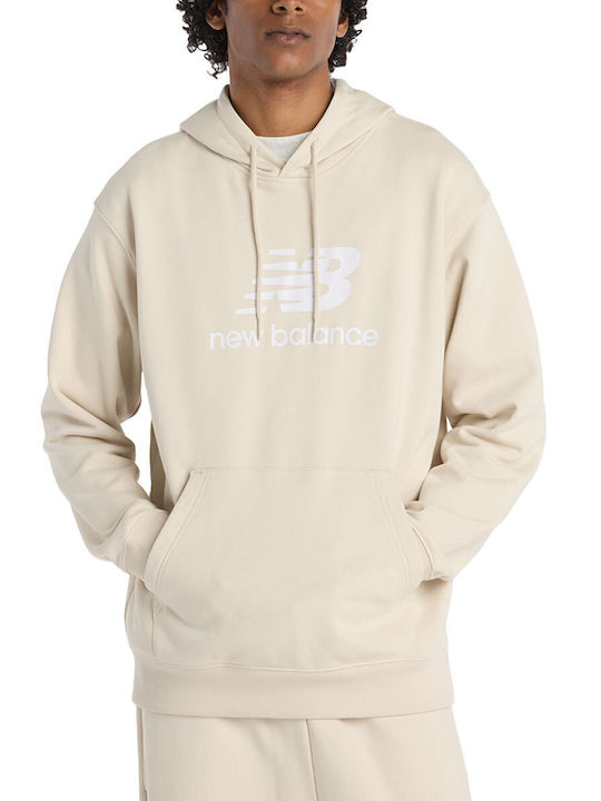 New Balance Sweatshirt with Hood Beige