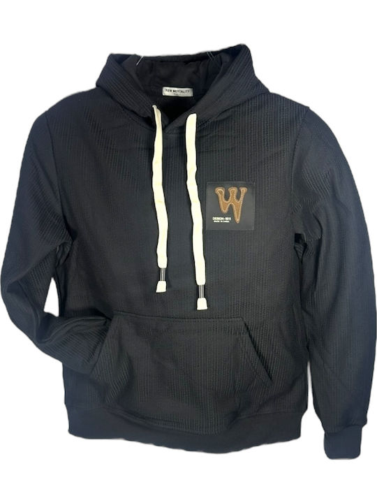 Sweatshirt mit Kapuze Black