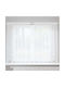 vidaXL Vorhang für Fenster mit Bleistiftfalten Weiß 140x150cm