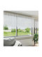 vidaXL Window Curtain with Pencil Pleat White 400x120cm
