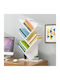 Bibliotecă Albă 30x16x40 cm