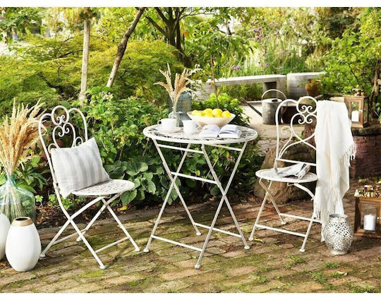 Garten- und Outdoor-Möbelsets Typsatz Speisesaal 2 Stück Beige Garten- und Outdoor-Möbelsets Typsatz Speisesaal 2 Stück Beige