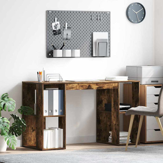 Schreibtisch Holz Smoked Oak 130x50.5x75cm
