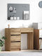 Computer Büro Holz Walnut 90x37.5x75cm