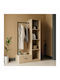Erdeco Mobilier de Intrare cu Dulap pentru Pantofi Natural Shade 80x40x150cm