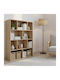 Bookcase Evergin Oak Shade 100x30x135cm