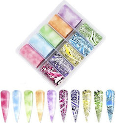 Transfer Foil Set 10 Tem 20x4cm-xkz33-12 Transfer Foil Set 10 Tem 20x4cm-xkz33-12