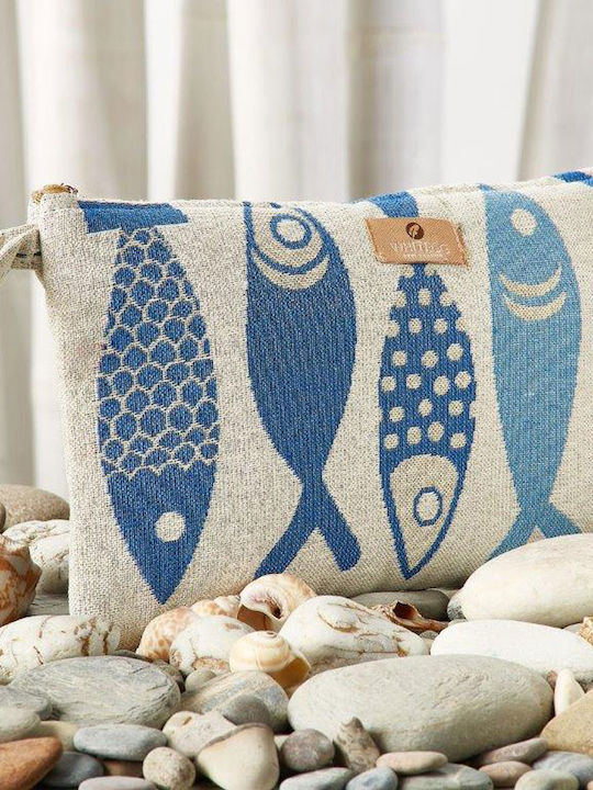 Beach Toiletry Bag 31x19x4 Whitegg Z/148-10