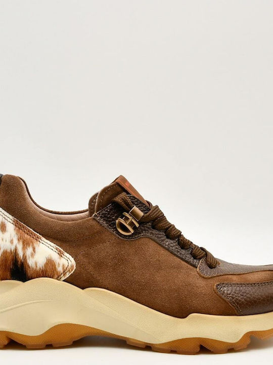 Sneakers Brown Leather